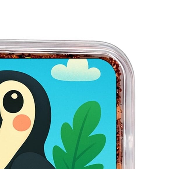 Embalagem Bolo Docinhos Personalizada Tucano