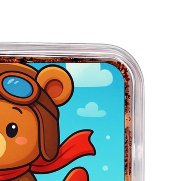 Embalagem Bolo Docinhos Personalizada Ursinho Aviador
