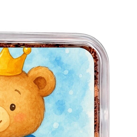 Embalagem Bolo Docinhos Personalizada Ursinho Príncipe