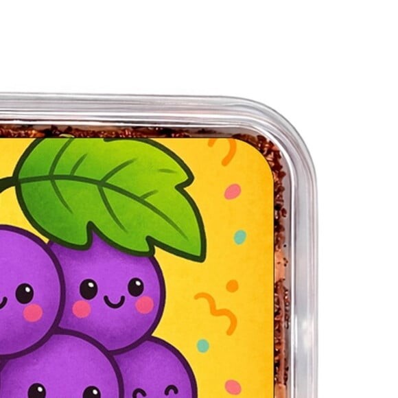 Embalagem Bolo Docinhos Personalizada Uvinhas Fofas