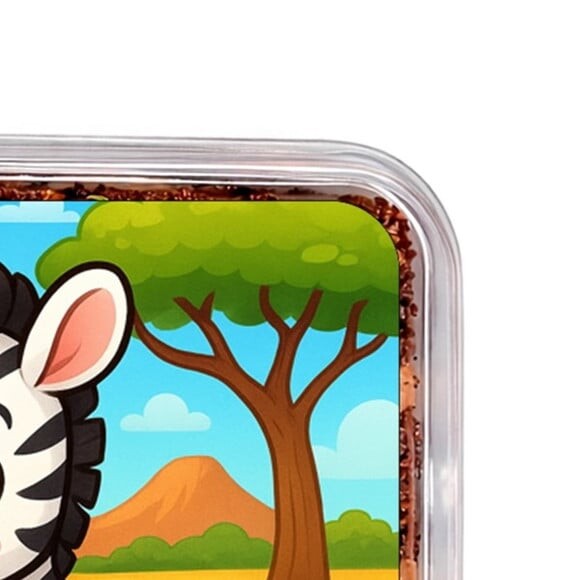 Embalagem Bolo Docinhos Personalizada Zebra Baby