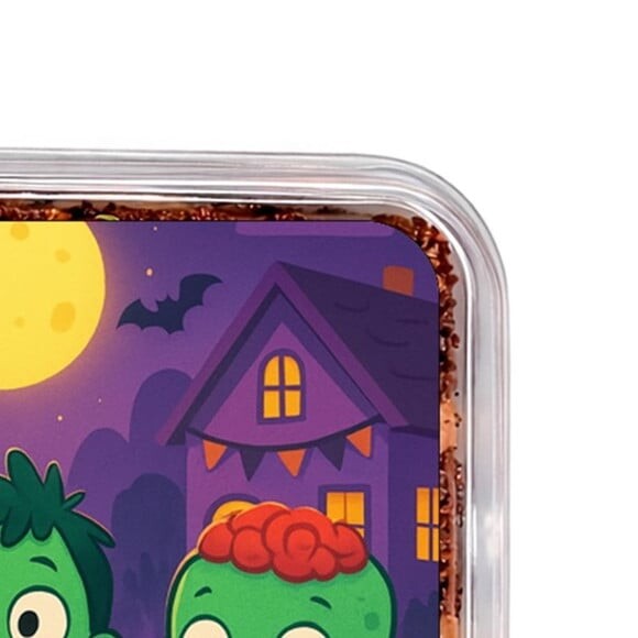 Embalagem Bolo Docinhos Personalizada Zumbis Fofinhos