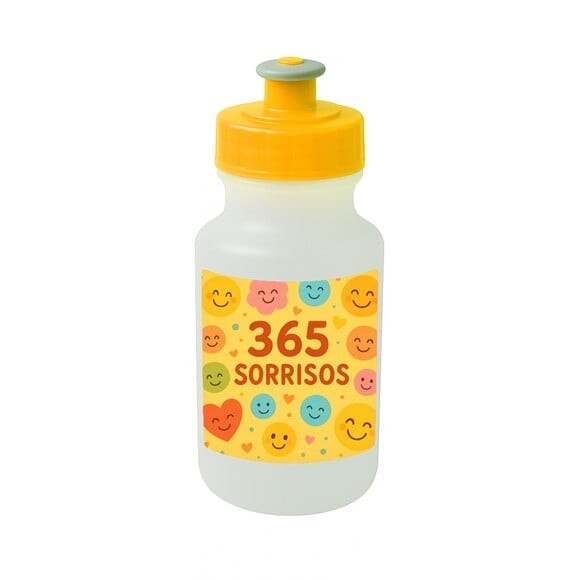 Garrafinha Squeeze Personalizada 365 Sorrisos