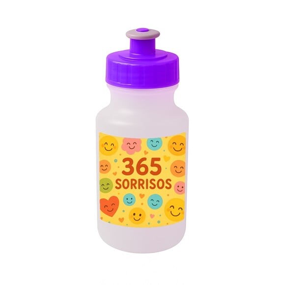 Garrafinha Squeeze Personalizada 365 Sorrisos