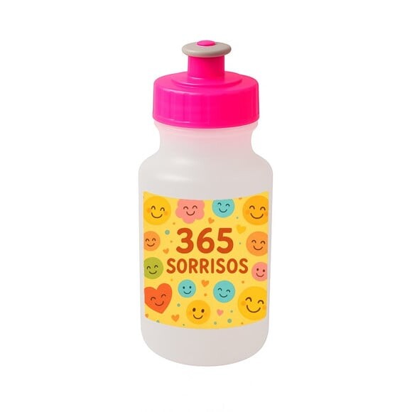Garrafinha Squeeze Personalizada 365 Sorrisos