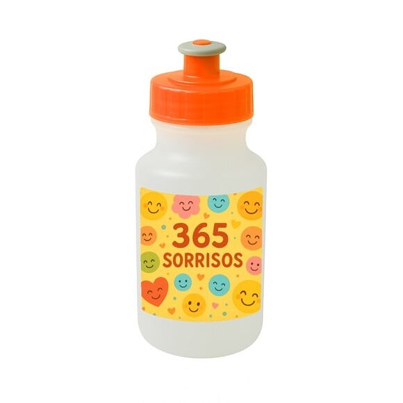 Garrafinha Squeeze Personalizada 365 Sorrisos