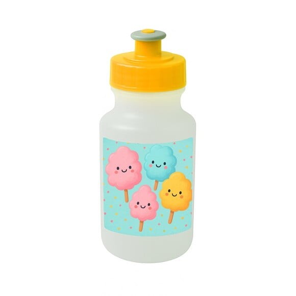 Garrafinha Squeeze Personalizada Algodão Doce