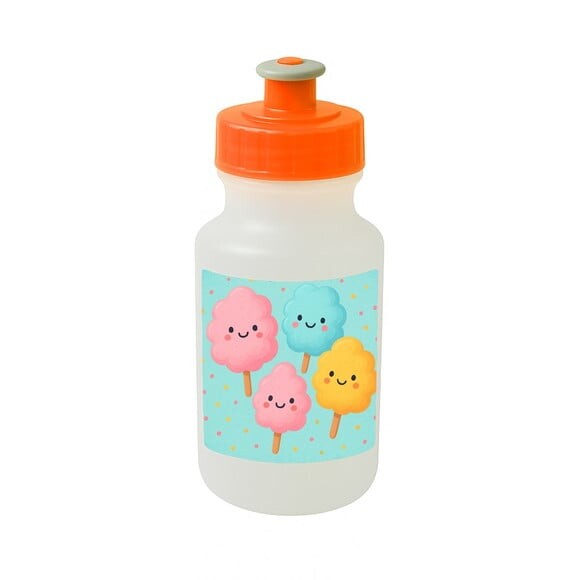 Garrafinha Squeeze Personalizada Algodão Doce