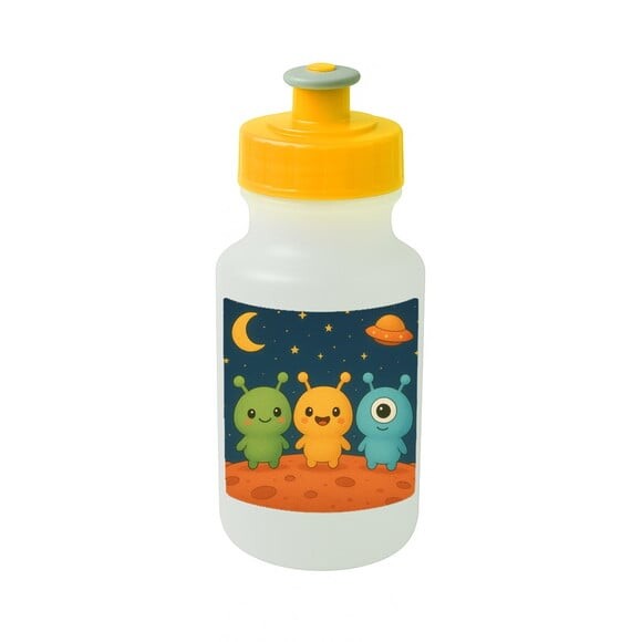 Garrafinha Squeeze Personalizada Alienígenas Fofos