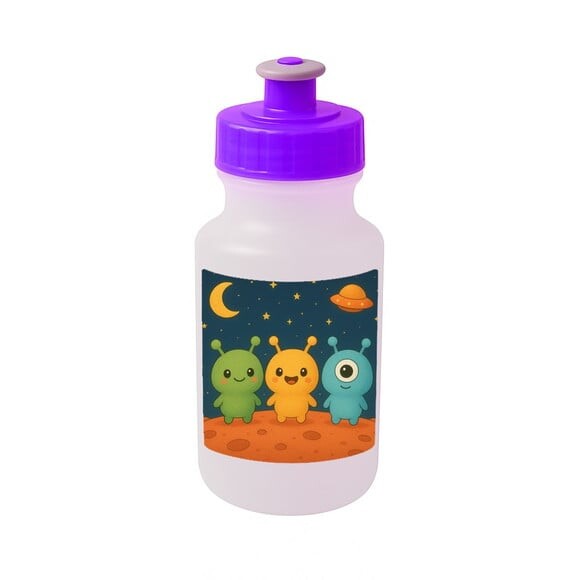 Garrafinha Squeeze Personalizada Alienígenas Fofos