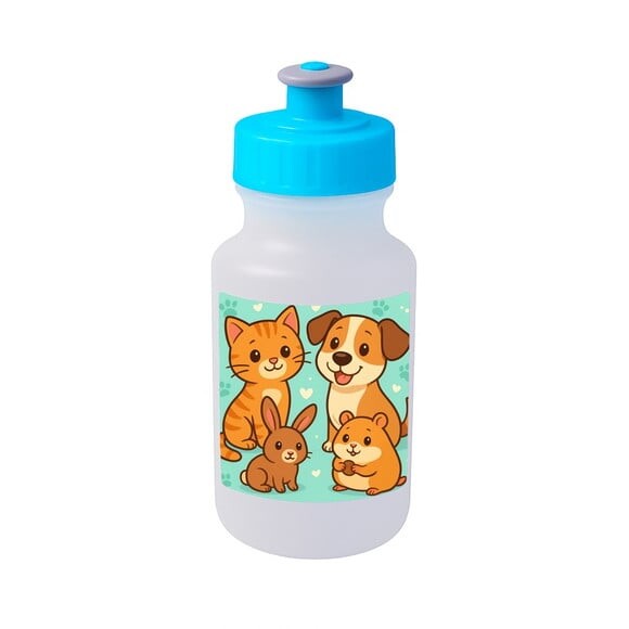 Garrafinha Squeeze Personalizada Animais de Estimação