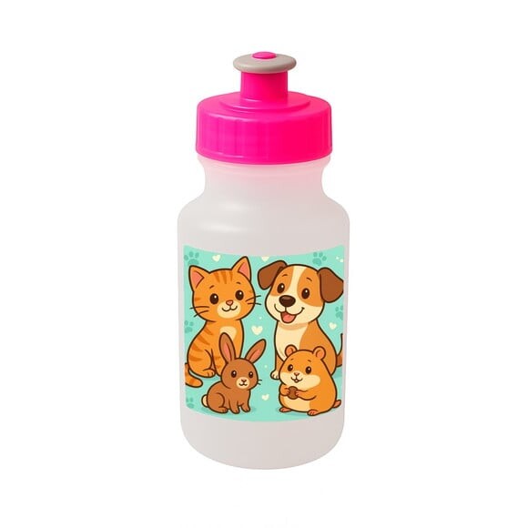 Garrafinha Squeeze Personalizada Animais de Estimação