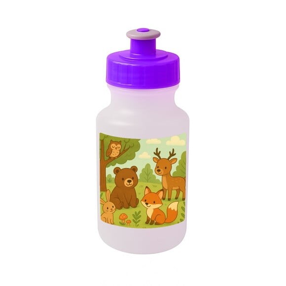 Garrafinha Squeeze Personalizada Animais da Floresta