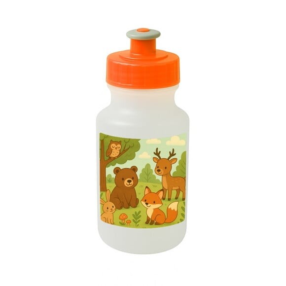 Garrafinha Squeeze Personalizada Animais da Floresta
