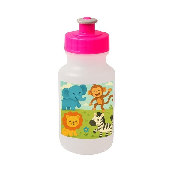 Garrafinha Squeeze Personalizada Animais Divertidos