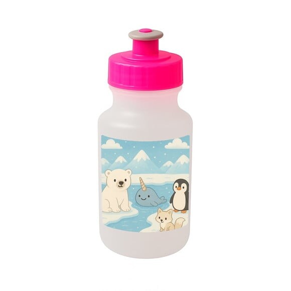 Garrafinha Squeeze Personalizada Animais do Ártico