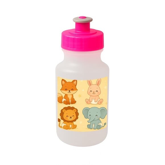 Garrafinha Squeeze Personalizada Animais Fofinhos Baby