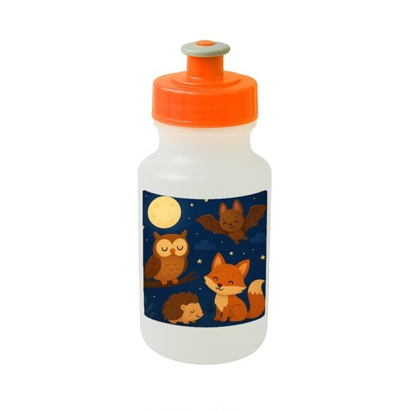 Garrafinha Squeeze Personalizada Animais Noturnos