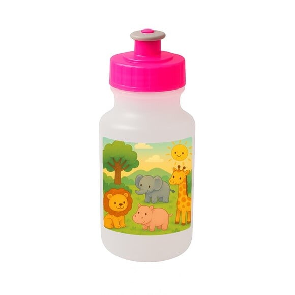 Garrafinha Squeeze Personalizada Animais Selvagens