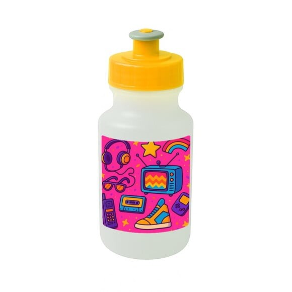 Garrafinha Squeeze Personalizada Anos 80