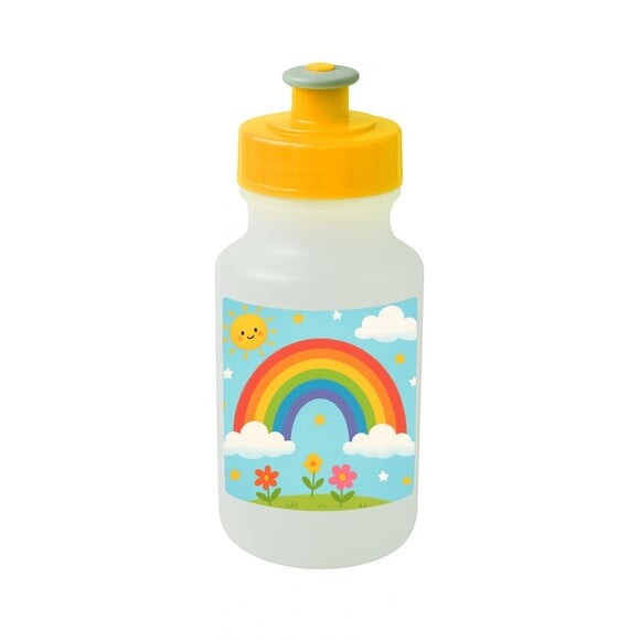 Garrafinha Squeeze Personalizada Arco-íris