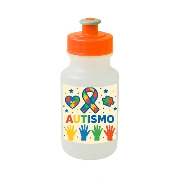 Garrafinha Squeeze Personalizada Autismo
