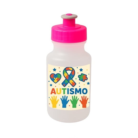 Garrafinha Squeeze Personalizada Autismo