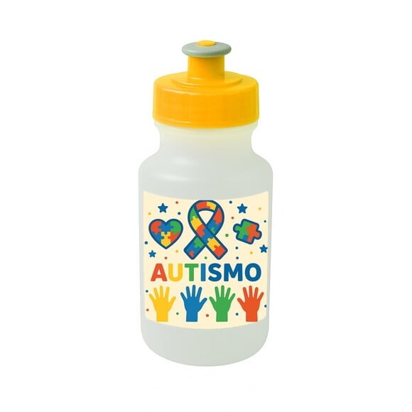 Garrafinha Squeeze Personalizada Autismo