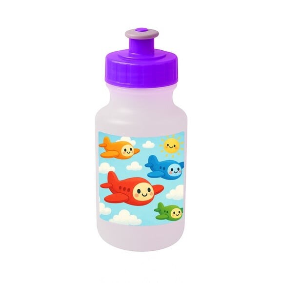 Garrafinha Squeeze Personalizada Aviões