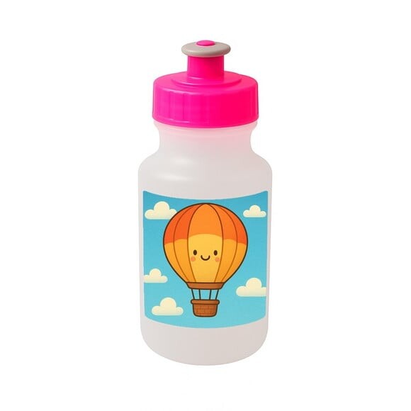 Garrafinha Squeeze Personalizada Balão de Ar Quente