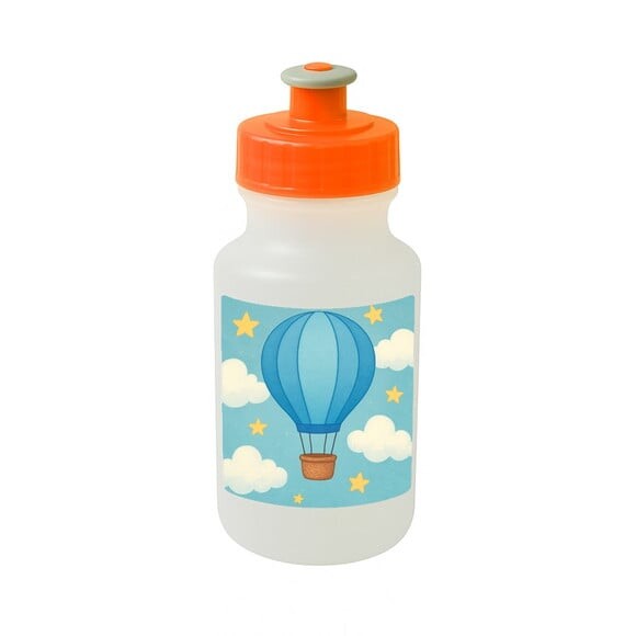Garrafinha Squeeze Personalizada Balão de Ar Azul
