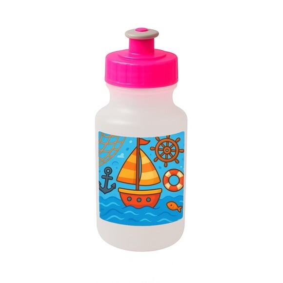 Garrafinha Squeeze Personalizada Barquinho