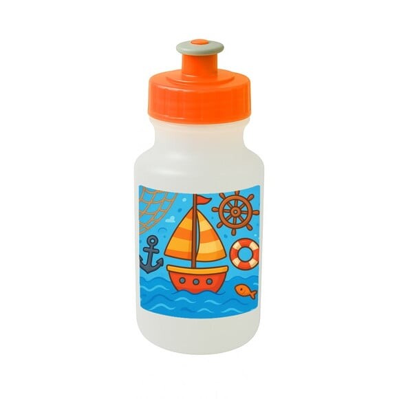 Garrafinha Squeeze Personalizada Barquinho