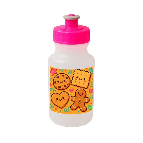 Garrafinha Squeeze Personalizada Biscoitinhos