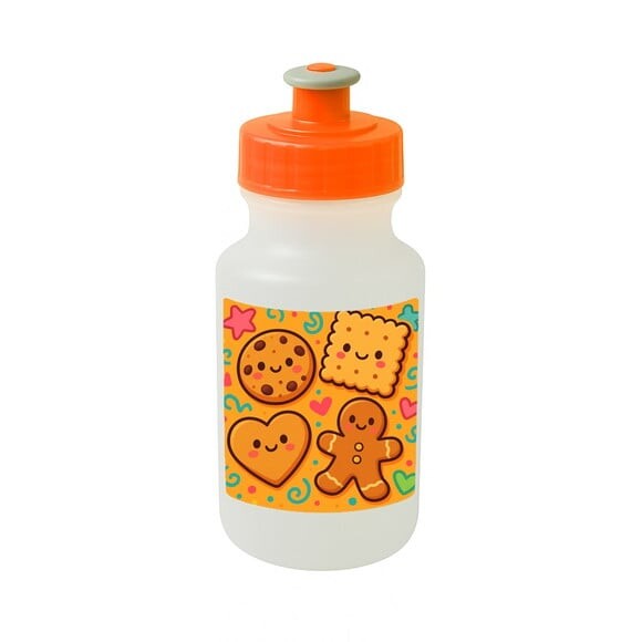 Garrafinha Squeeze Personalizada Biscoitinhos