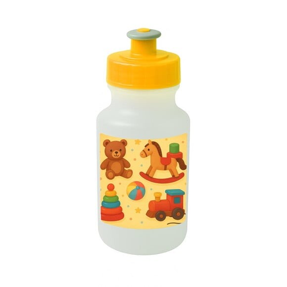 Garrafinha Squeeze Personalizada Brinquedos Clássicos