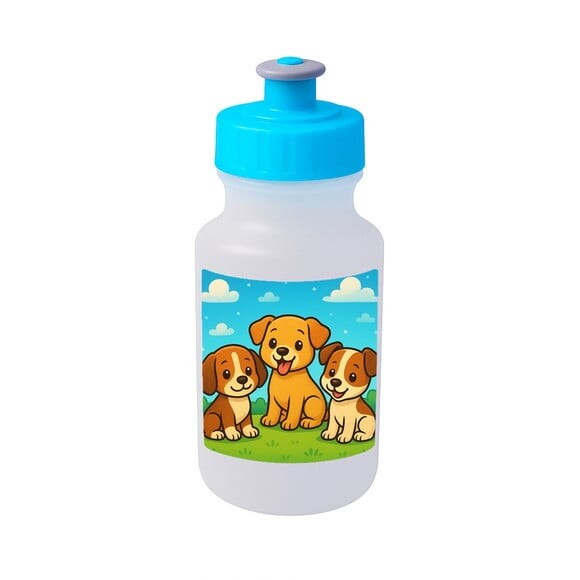 Garrafinha Squeeze Personalizada Cachorrinhos
