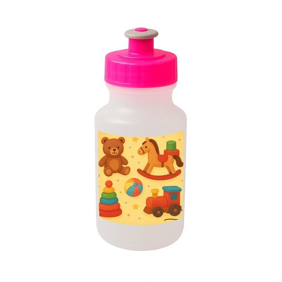 Garrafinha Squeeze Personalizada Brinquedos Clássicos