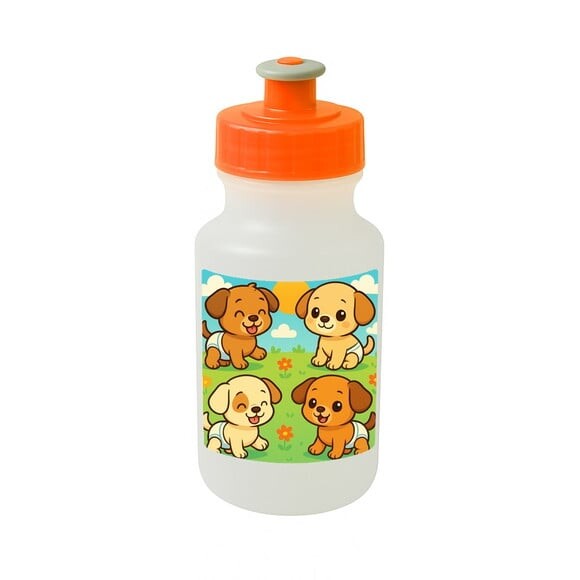 Garrafinha Squeeze Personalizada Cachorrinhos Baby