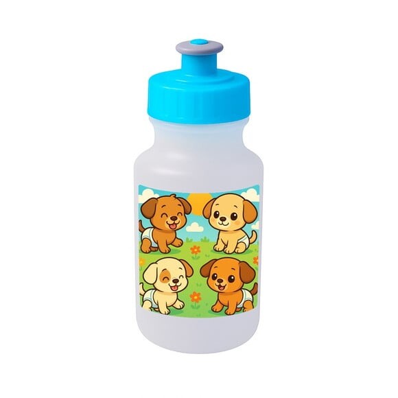 Garrafinha Squeeze Personalizada Cachorrinhos Baby