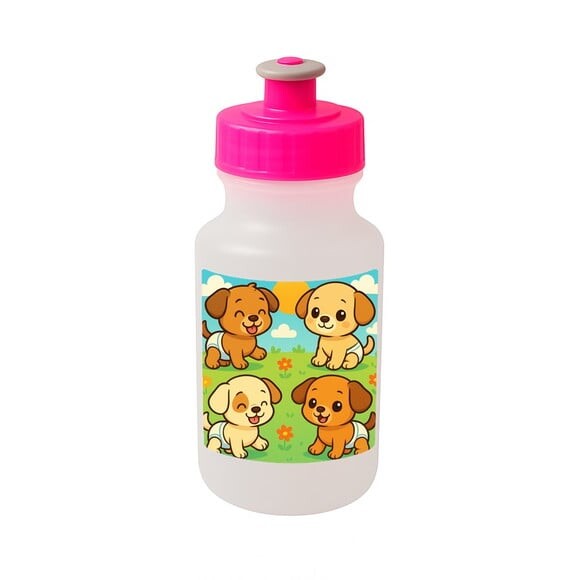 Garrafinha Squeeze Personalizada Cachorrinhos Baby