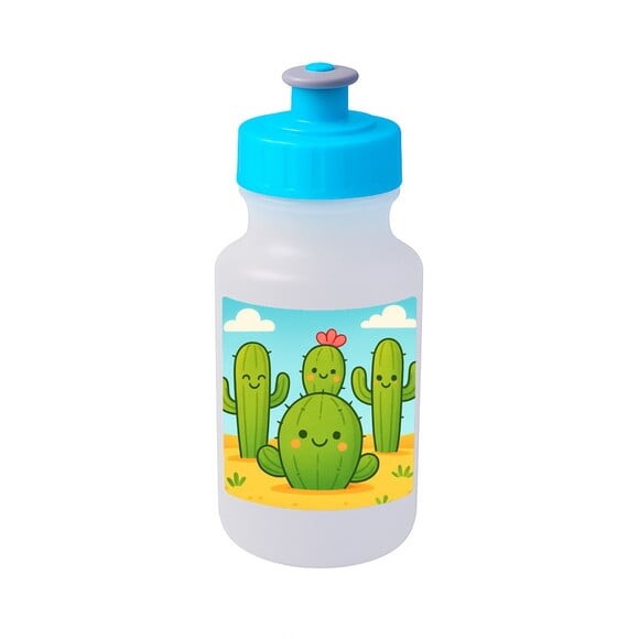 Garrafinha Squeeze Personalizada Cactos Fofos