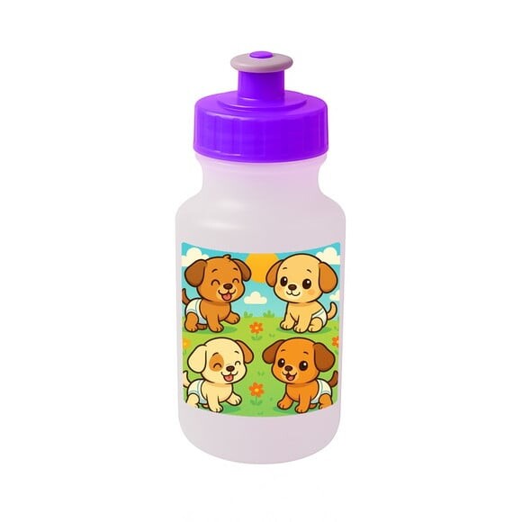 Garrafinha Squeeze Personalizada Cachorrinhos Baby