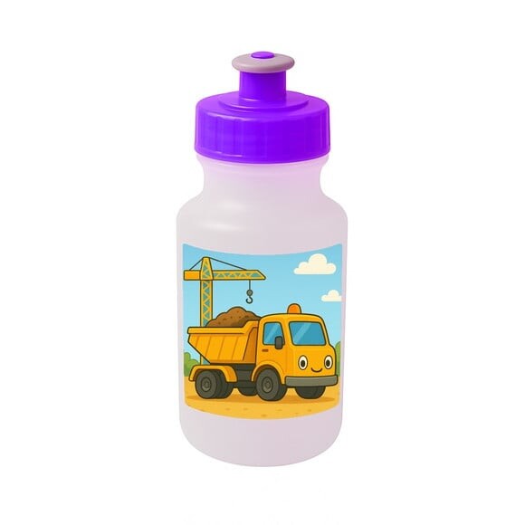 Garrafinha Squeeze Personalizada Caminhão Caçamba