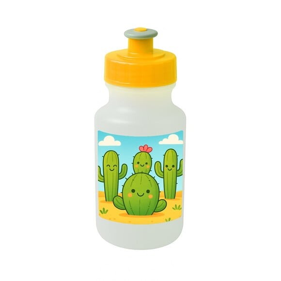 Garrafinha Squeeze Personalizada Cactos Fofos