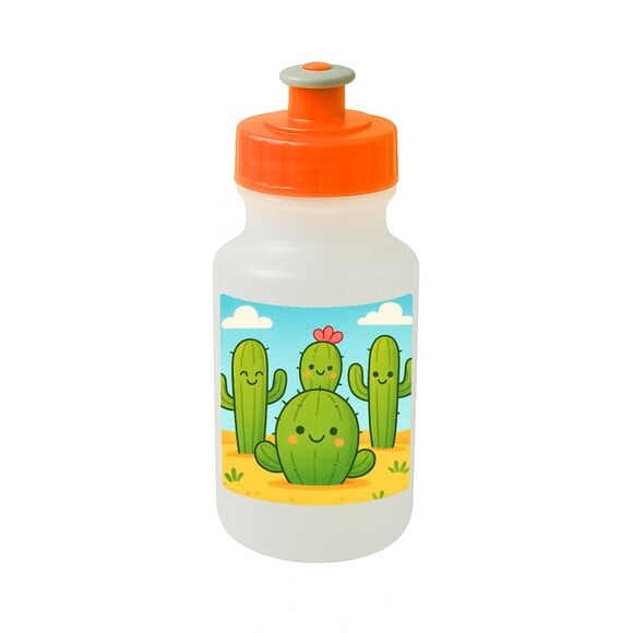 Garrafinha Squeeze Personalizada Cactos Fofos