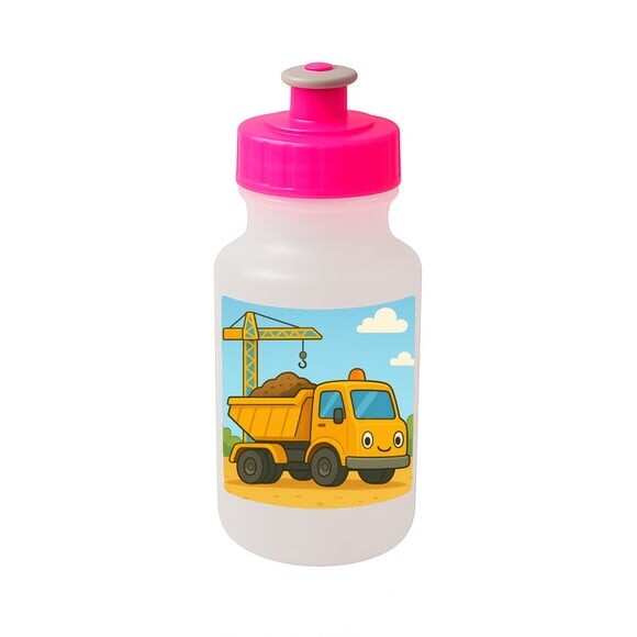 Garrafinha Squeeze Personalizada Caminhão Caçamba