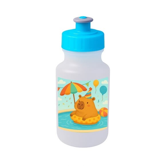 Garrafinha Squeeze Personalizada Capivara Pool Party