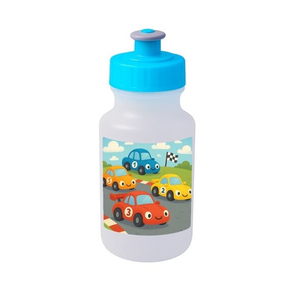 Garrafinha Squeeze Personalizada Carros de Corridas