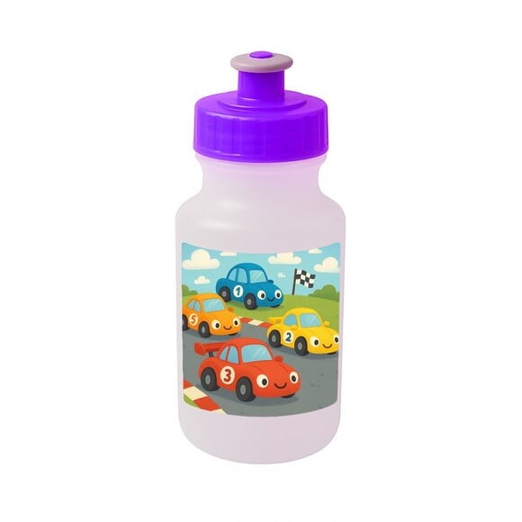 Garrafinha Squeeze Personalizada Carros de Corridas